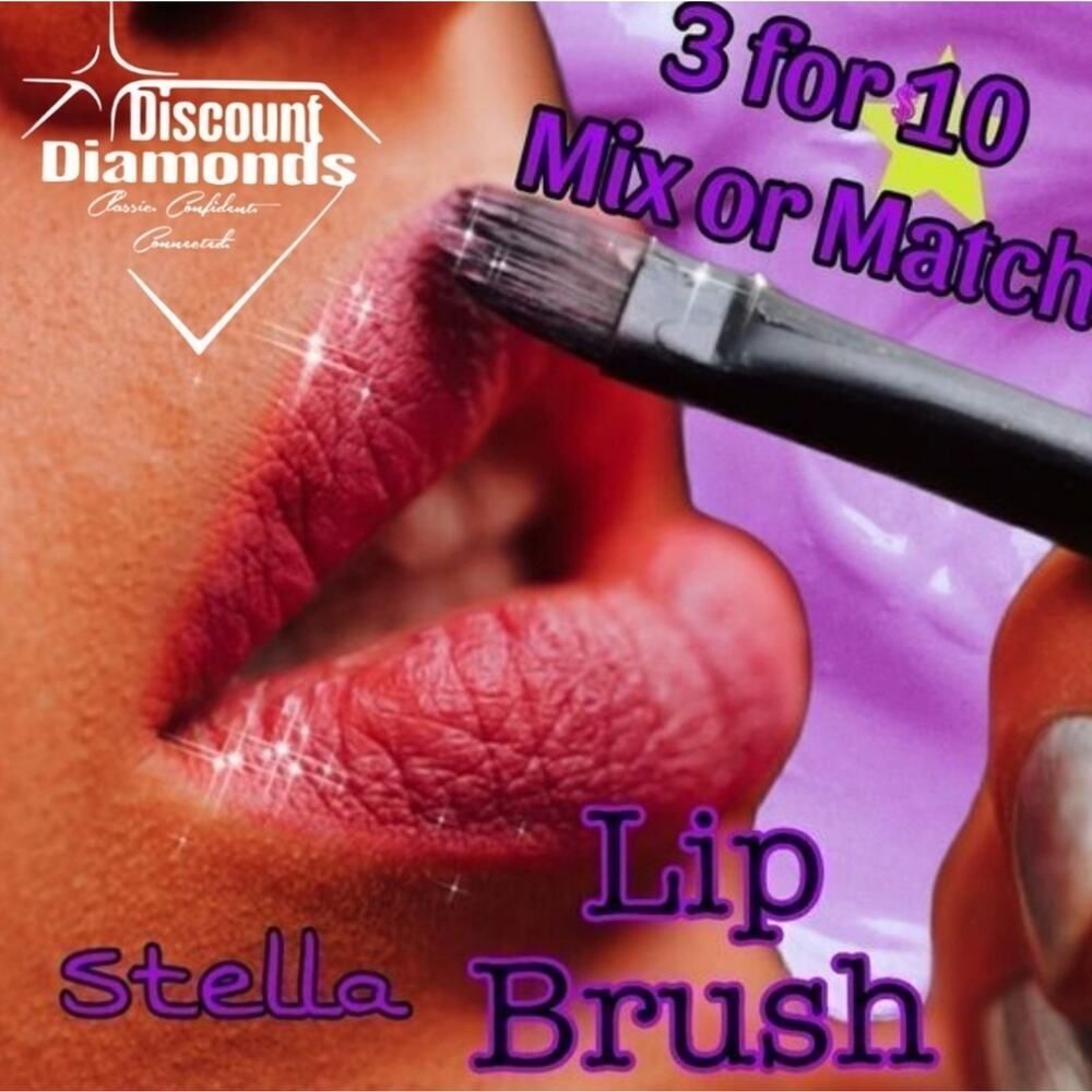 Stella Lip Brushe Women Women's Makeup Cosmetics Lipstic Blush Eyeshadow Matte